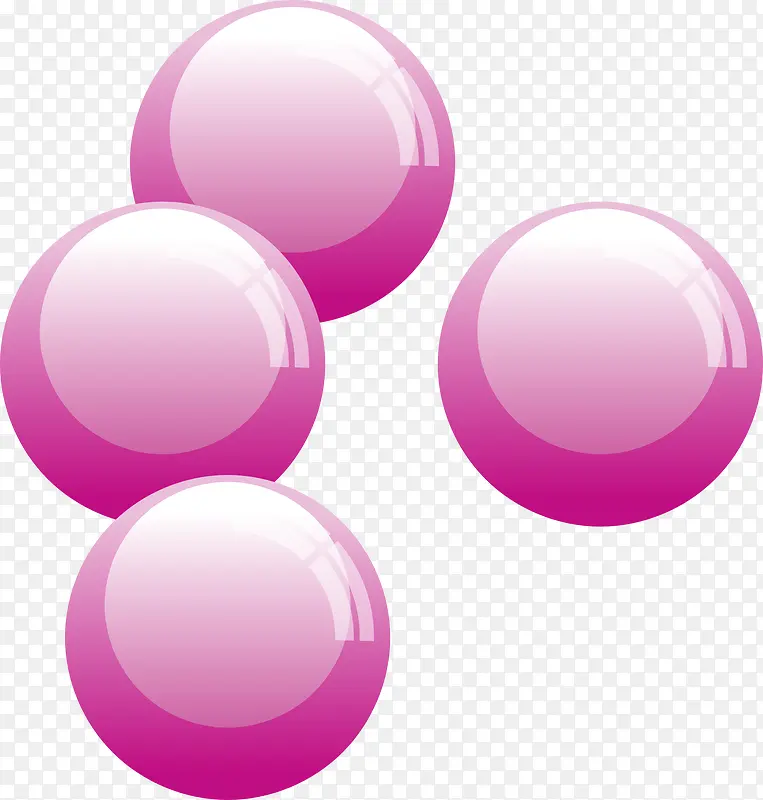 粉色小球