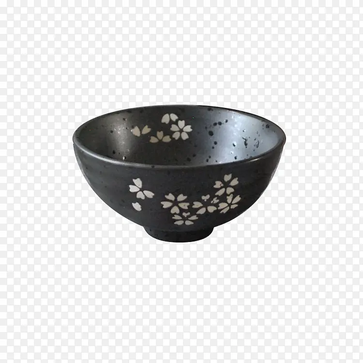 韩式带花纹碗