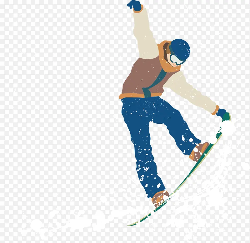 滑雪冬季旅游