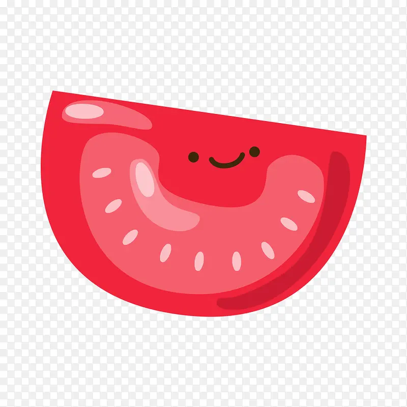 手绘卡通西红柿