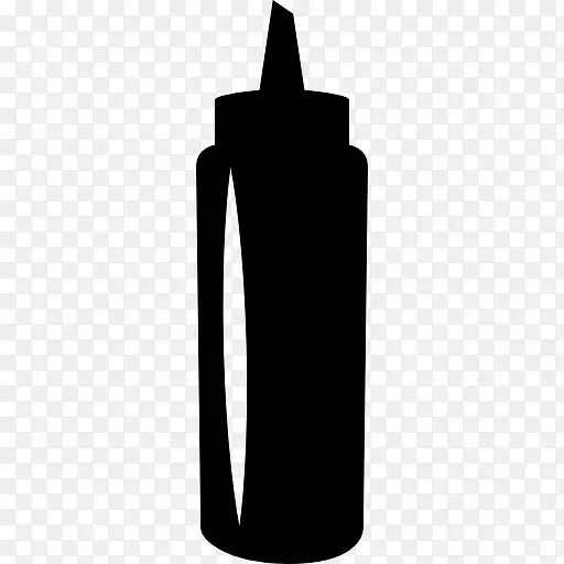 黑酱油瓶容器图标
