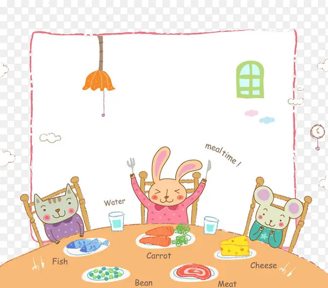 动物开心吃大餐
