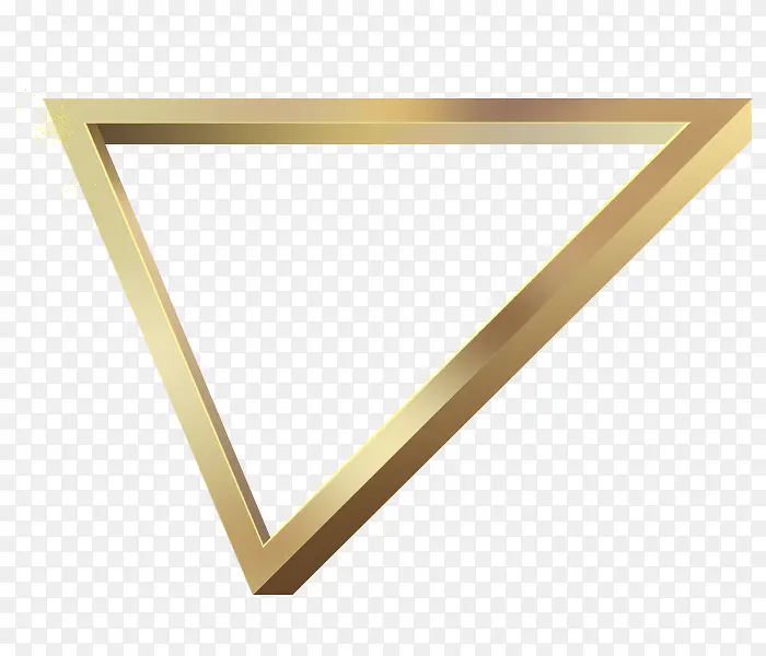 金属质感三角