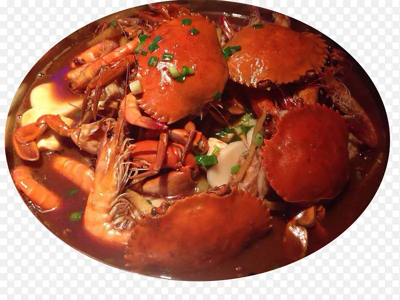 美味海鲜蟹煲汤