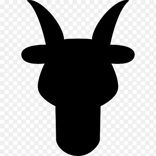 白羊头前部造型符号图标