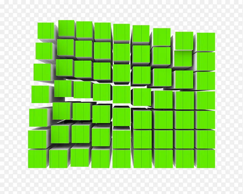 绿色3D矢量方格子素材背景PNG图片素材下载_图片编号9776990-PNG素材网