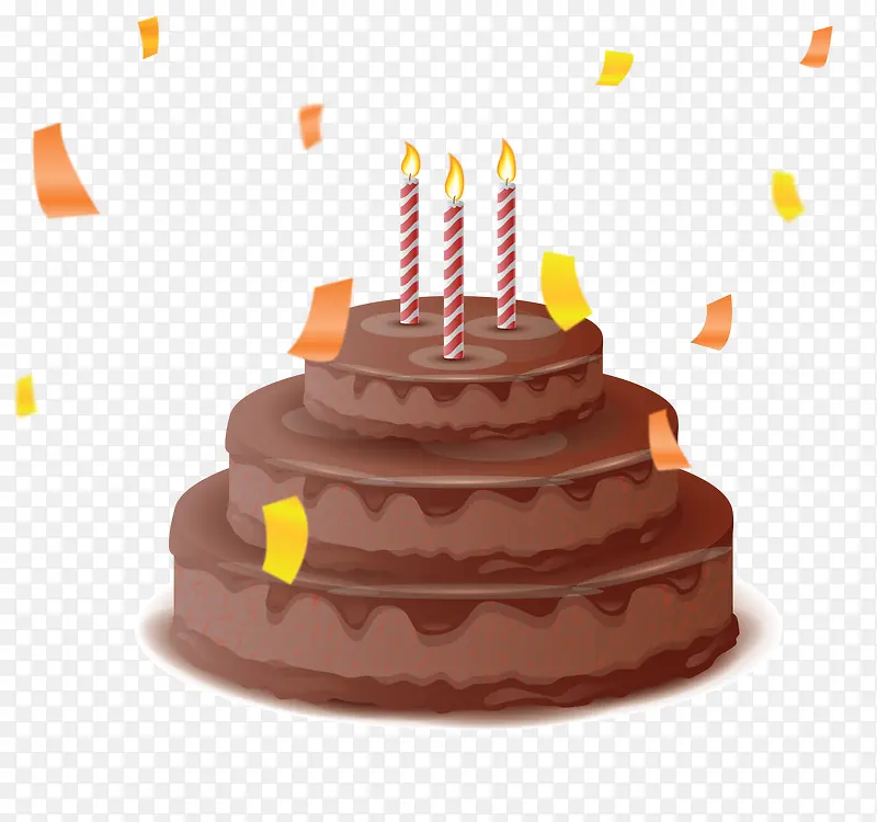 精美巧克力生日蛋糕