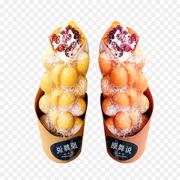两个蛋仔冰淇淋