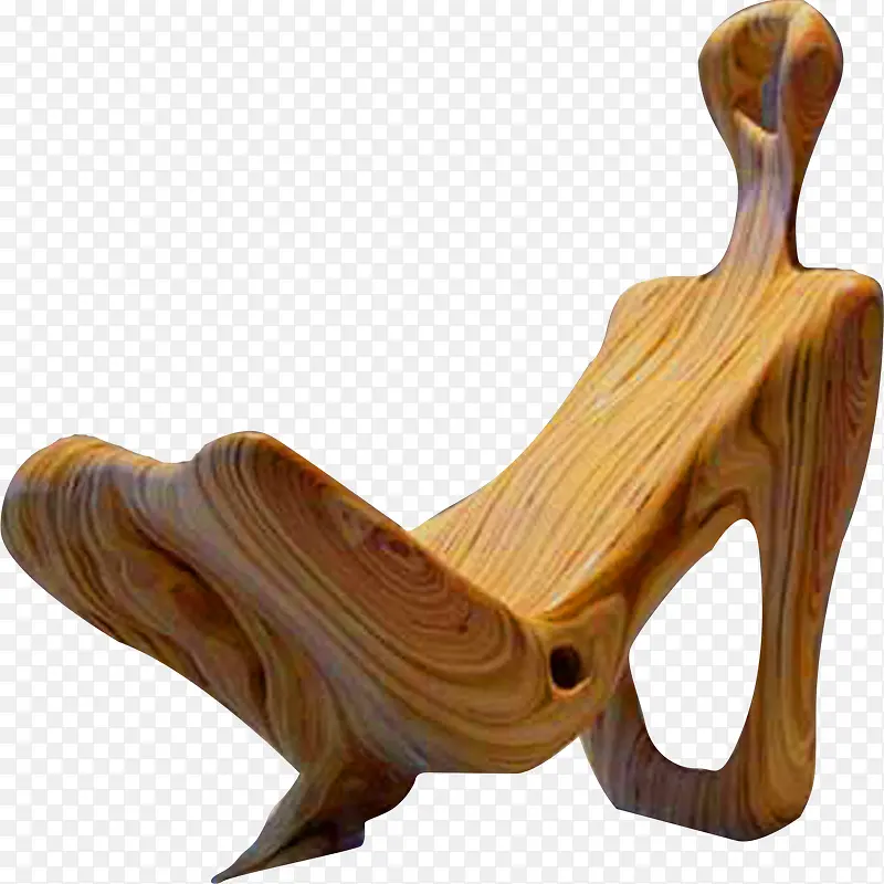 人形状椅子