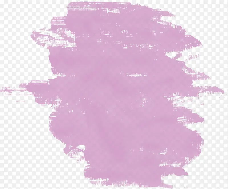 淡紫色毛笔涂鸦笔刷