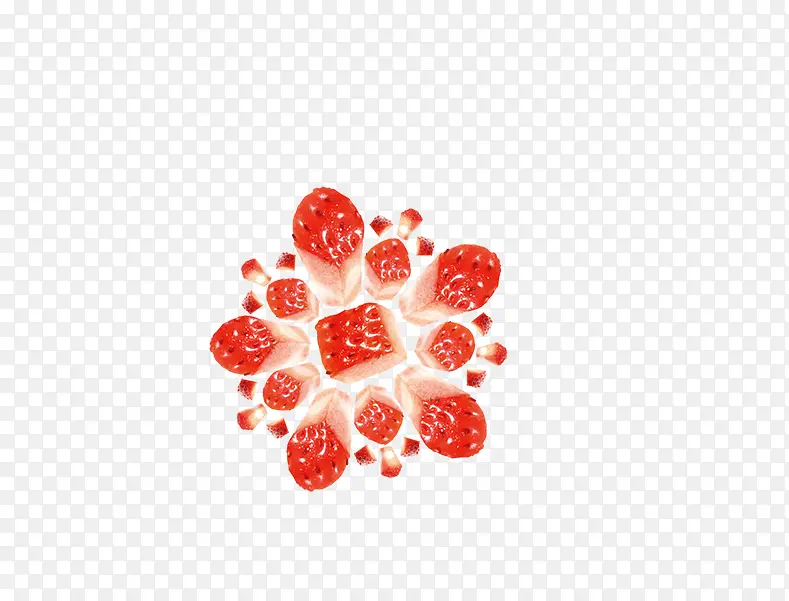 草莓水果粒
