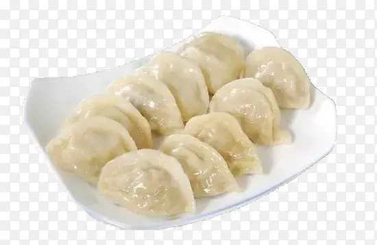 装盘水饺