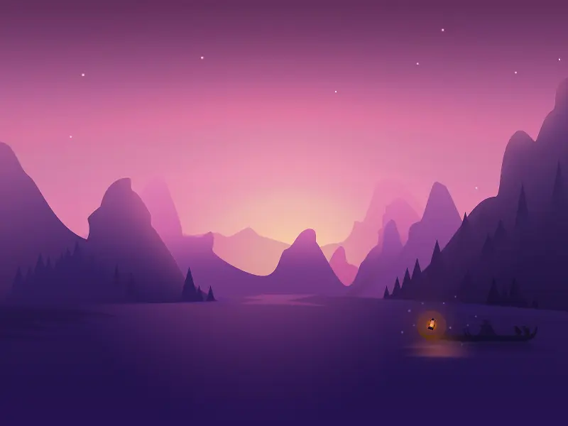 紫色山谷海报背景