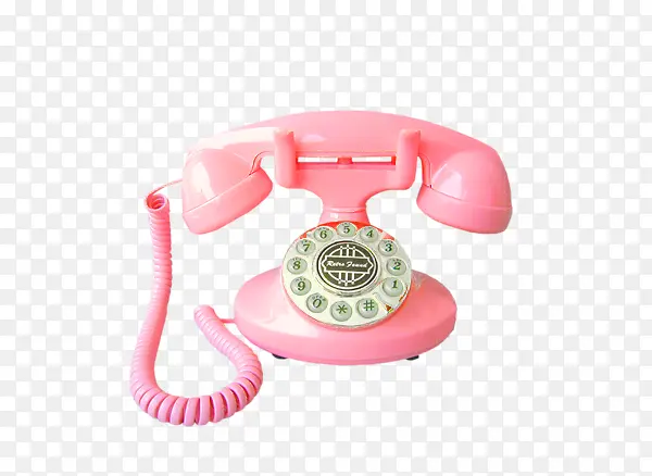 粉色电话机