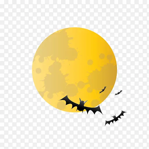 蝙蝠万圣节月亮可怕的万圣节
