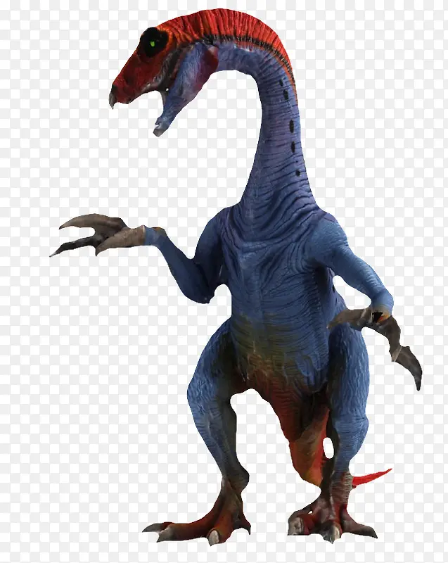 蓝红色恐龙