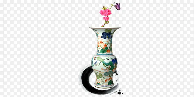 中国风青花瓷瓶