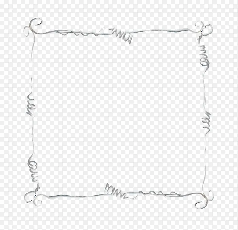 银色铁色方框