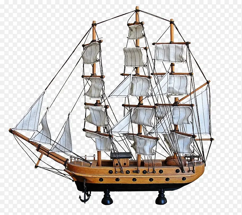 帆船模型实物图