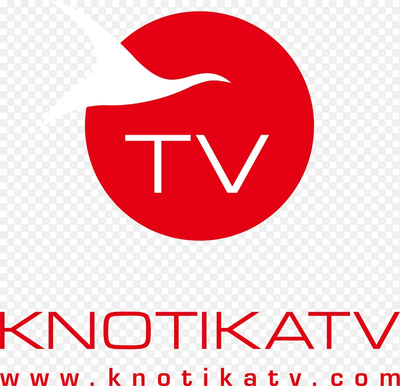 KNOTIKATV电视台标志设计矢量