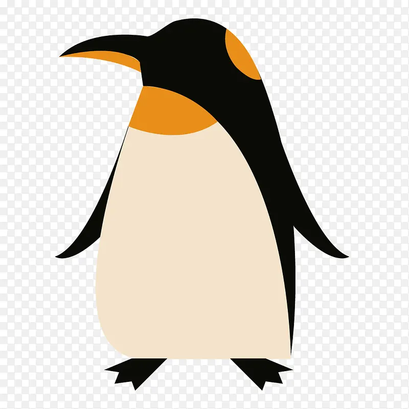 一只卡通企鹅