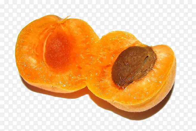 掰开的杏