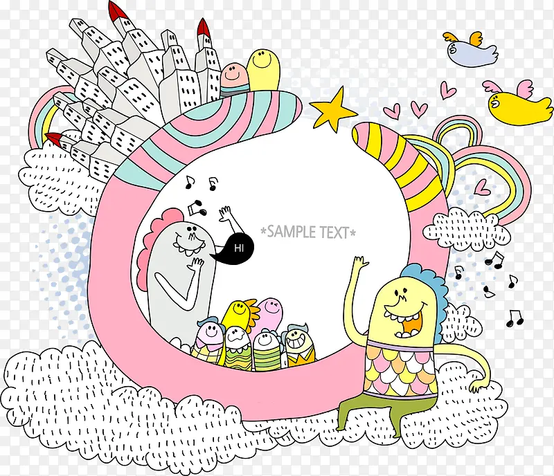 矢量手绘插画PNG图片素材下载_图片编号9814508-PNG素材网