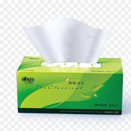 一盒绿色心相印抽纸PNG图片素材下载_图片编号9815467-PNG素材网