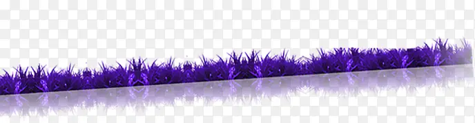 紫色草丛装饰