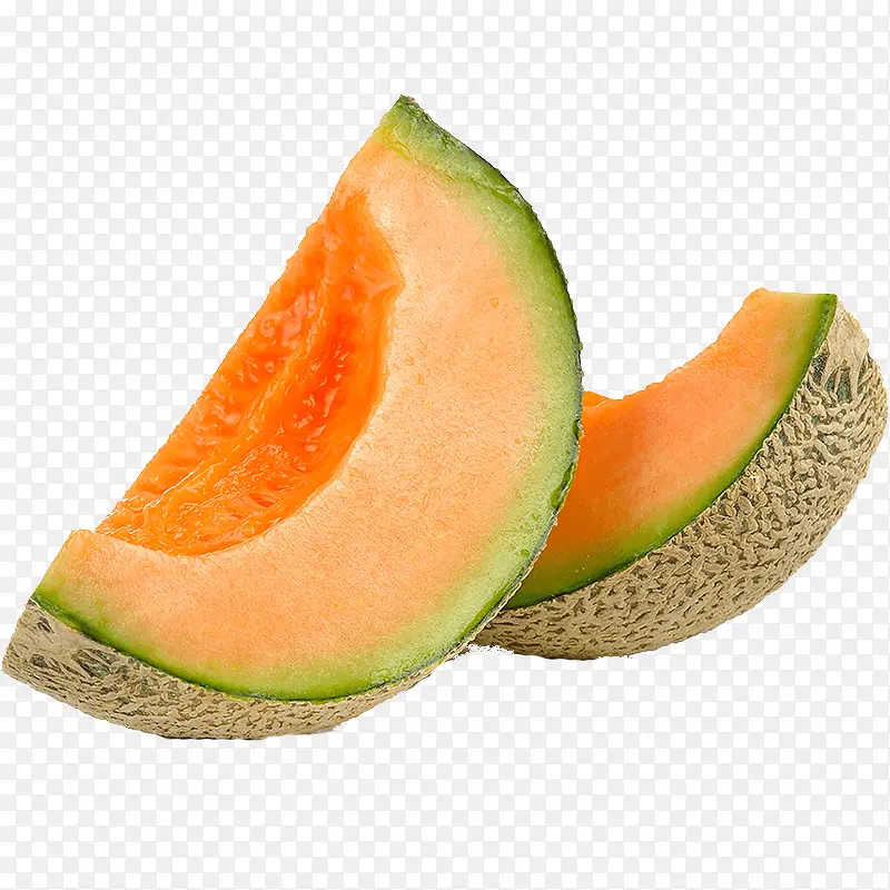 橙色的哈密瓜