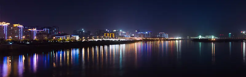 都市夜晚淘宝海报背景