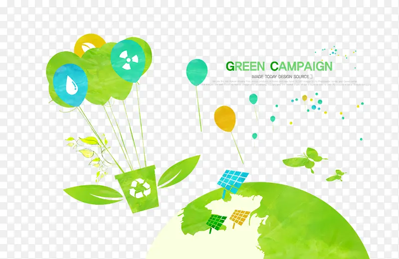 绿色环保图案