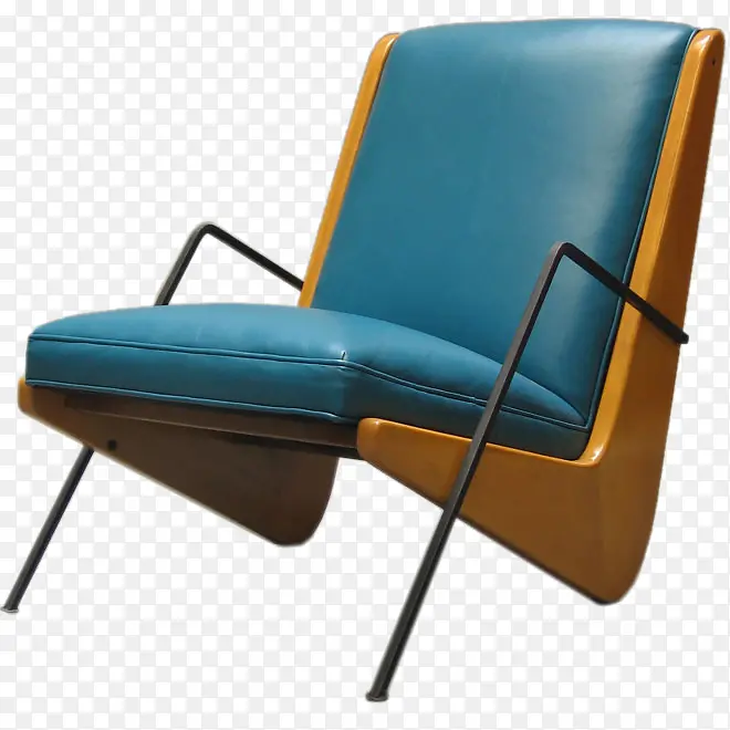 蓝色的椅子