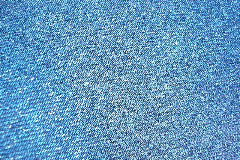 蓝色布料针织背景