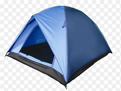 蓝色的帐篷