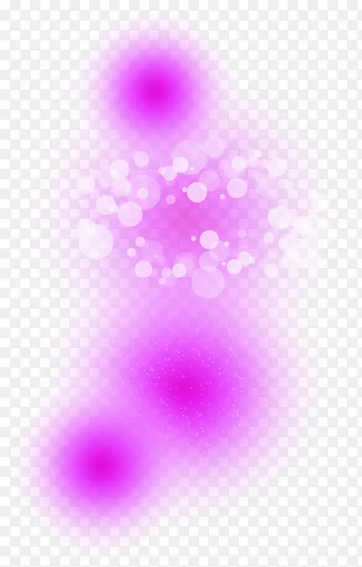 紫色光效白色圆点装饰