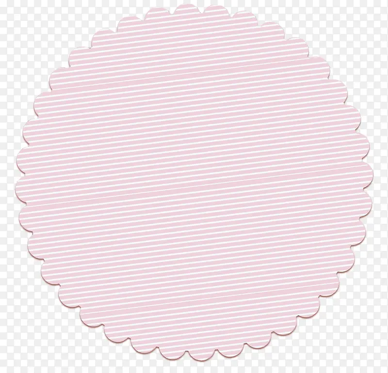 粉色清新花边圆圈边框纹理