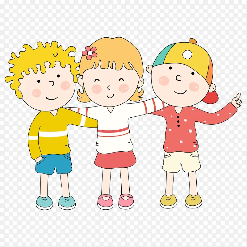 卡通小孩