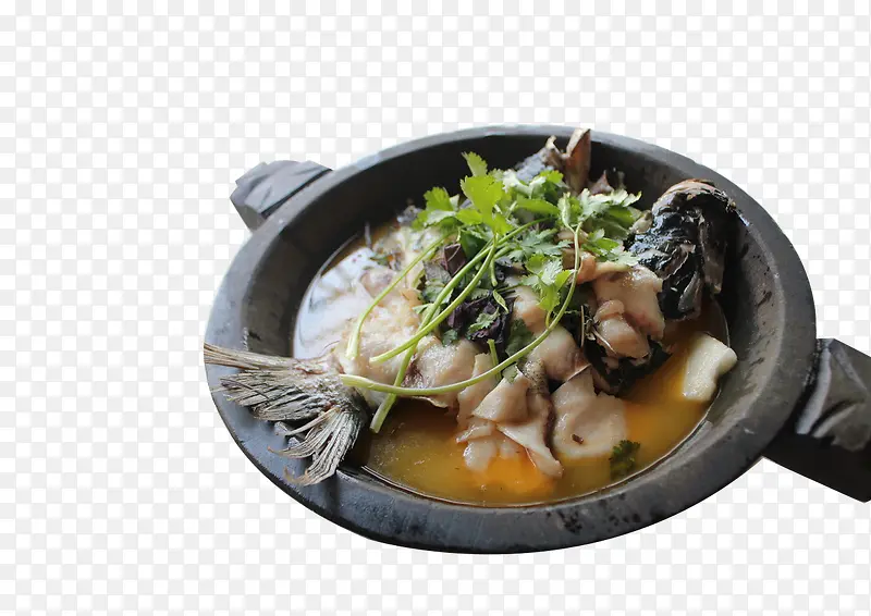 黄油石锅鱼