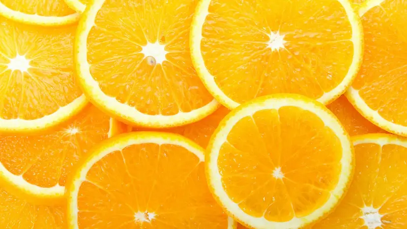 切开的橙子表面高清