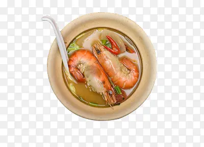 新鲜虾营养汤