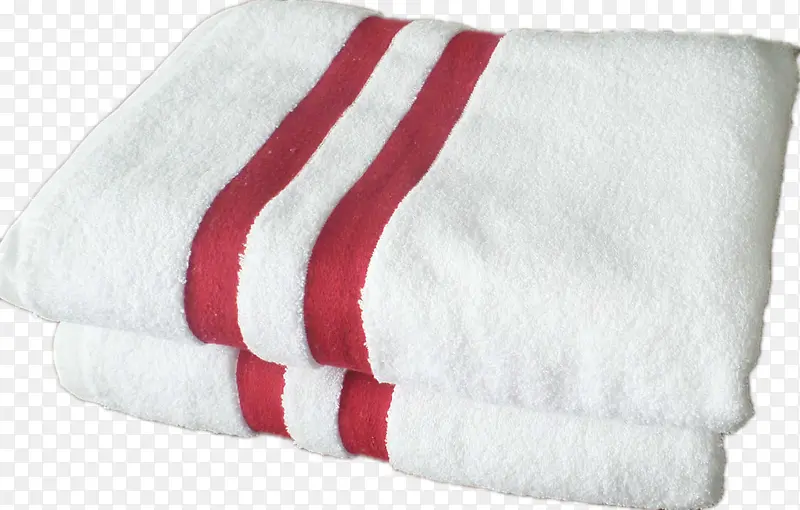 两条条纹毛巾