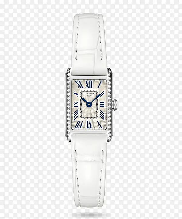 白色浪琴表腕表手表女士手表