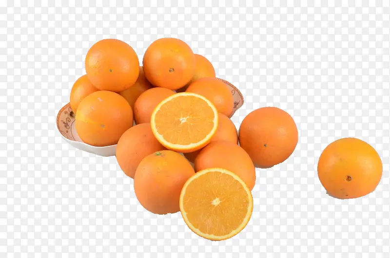 脐橙一堆