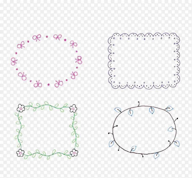 矢量小清新边框