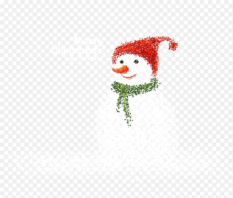 圣诞雪人装饰图