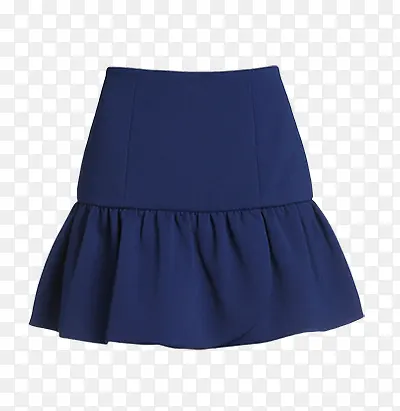 深蓝短裙