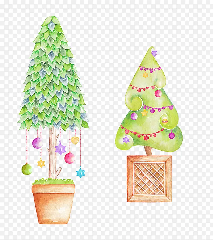 水彩装饰树插画素材PNG图片素材下载_图片编号9843637-PNG素材网
