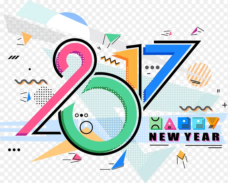 2017字体海报设计素材库矢量
