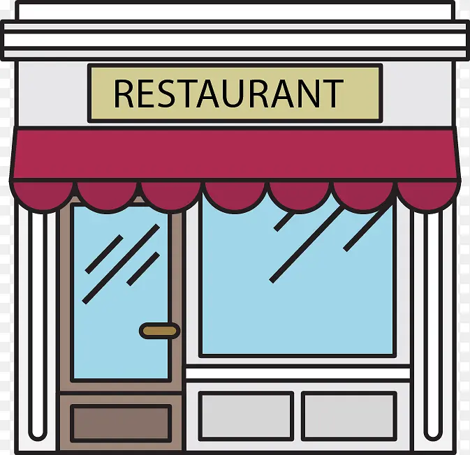 卡通餐饮店面PNG图片素材下载_图片编号9846462-PNG素材网